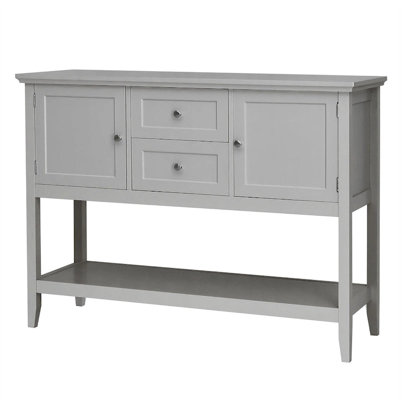 Holz Sideboard Buffet Konsolentisch mit Schubladen und Schränken