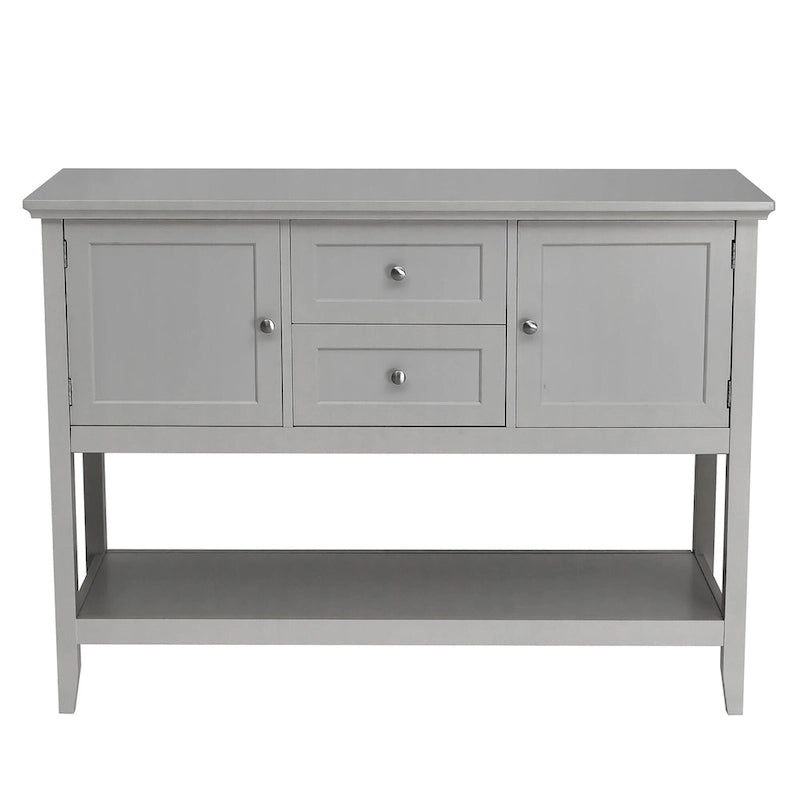 Holz Sideboard Buffet Konsolentisch mit Schubladen und Schränken