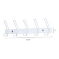1er-Pack Wandgarderobe mit 5 Haken für den Eingangsbereich – 32 x 2,5 cm