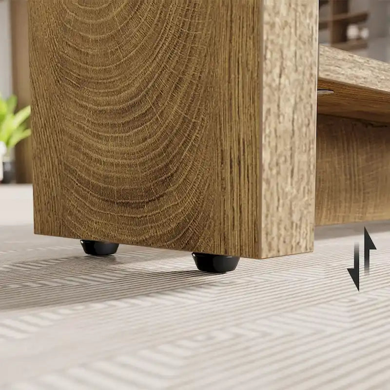 86.61 Inch extralanger Esstisch Holztisch für 6-8 Personen