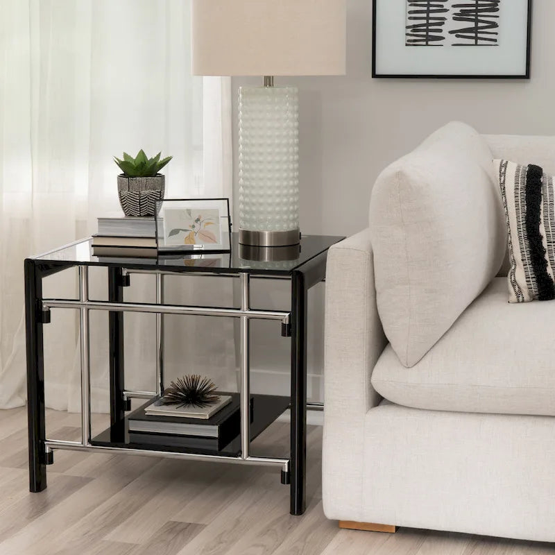 Jackie Black End Side Table