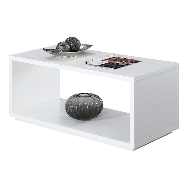 Rechteckiger Couchtisch mit offenem Ablagefach