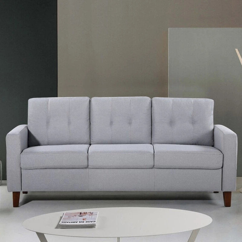 Gepolstertes Tufted Sofa im Mid-Century-Stil