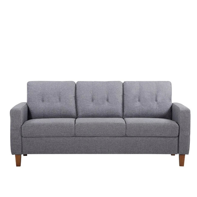 Gepolstertes Tufted Sofa im Mid-Century-Stil