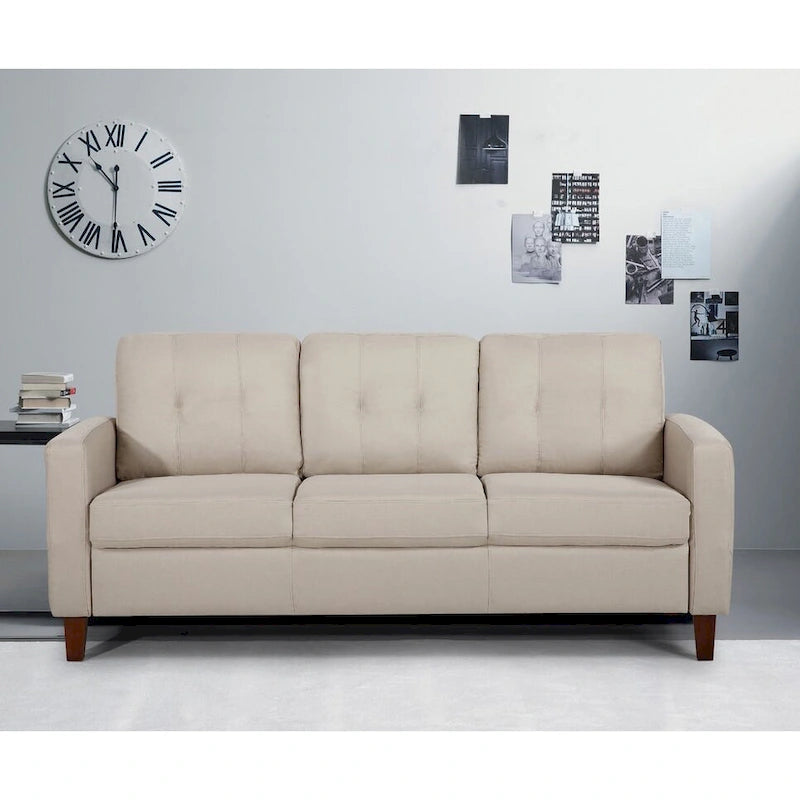 Gepolstertes Tufted Sofa im Mid-Century-Stil