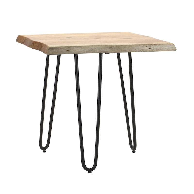 Iron and Wood Stool