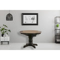 Round Butterfly Leaf Dining Table - N/A