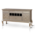 Glamouröses 60-Zoll-Buffet und Sideboard aus Holz mit marokkanischen Akzenten