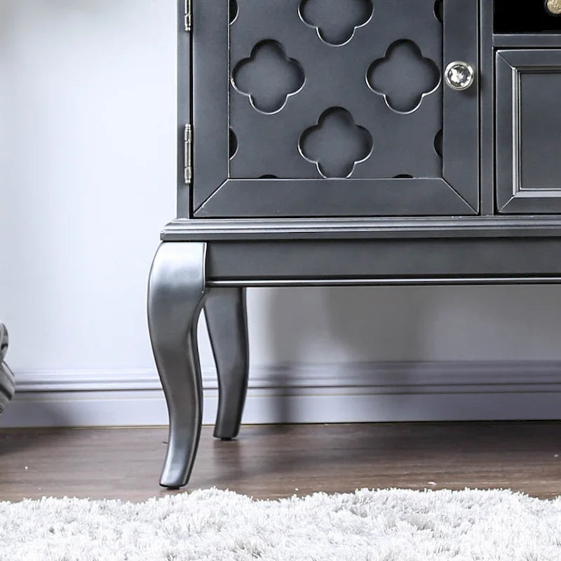 Glamouröses 60-Zoll-Buffet und Sideboard aus Holz mit marokkanischen Akzenten