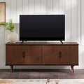 TV-Möbel aus Massivholz im Mid-Century Modern Stil