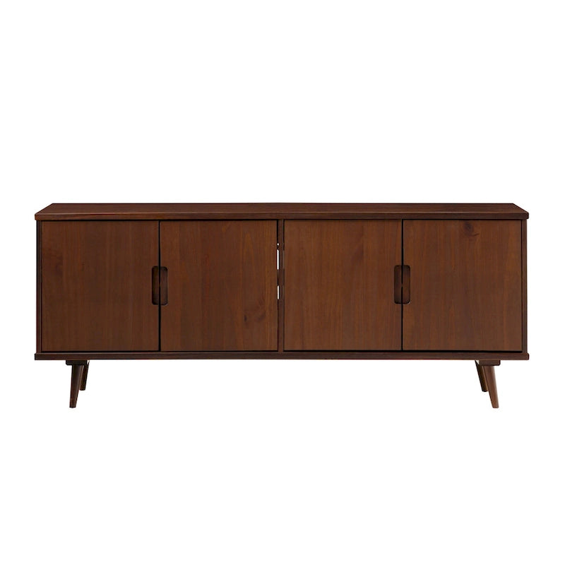 TV-Möbel aus Massivholz im Mid-Century Modern Stil