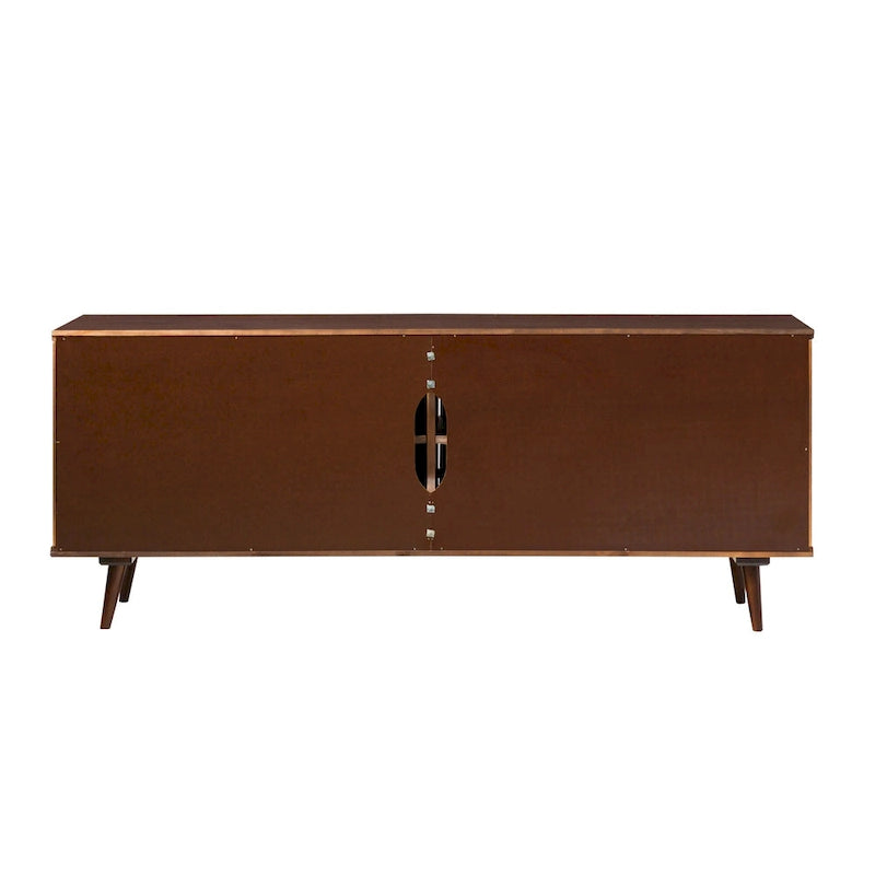 TV-Möbel aus Massivholz im Mid-Century Modern Stil