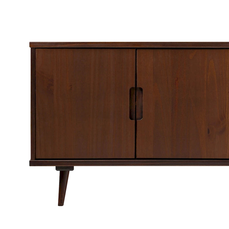TV-Möbel aus Massivholz im Mid-Century Modern Stil