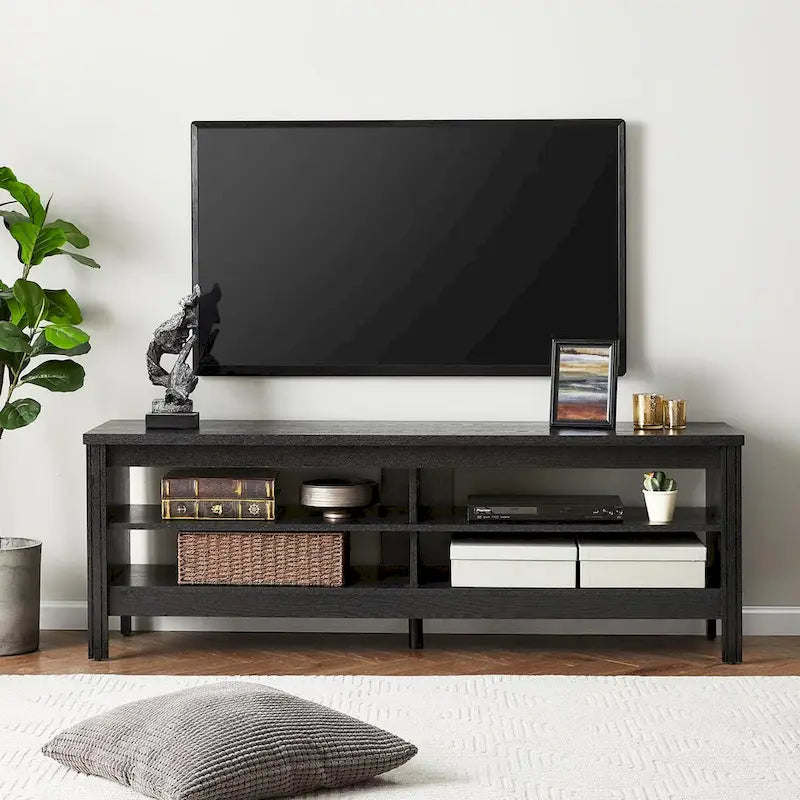 70 Zoll TV-Ständer für 75 Zoll TV, Klassisches Entertainment-Center TV-Konsole