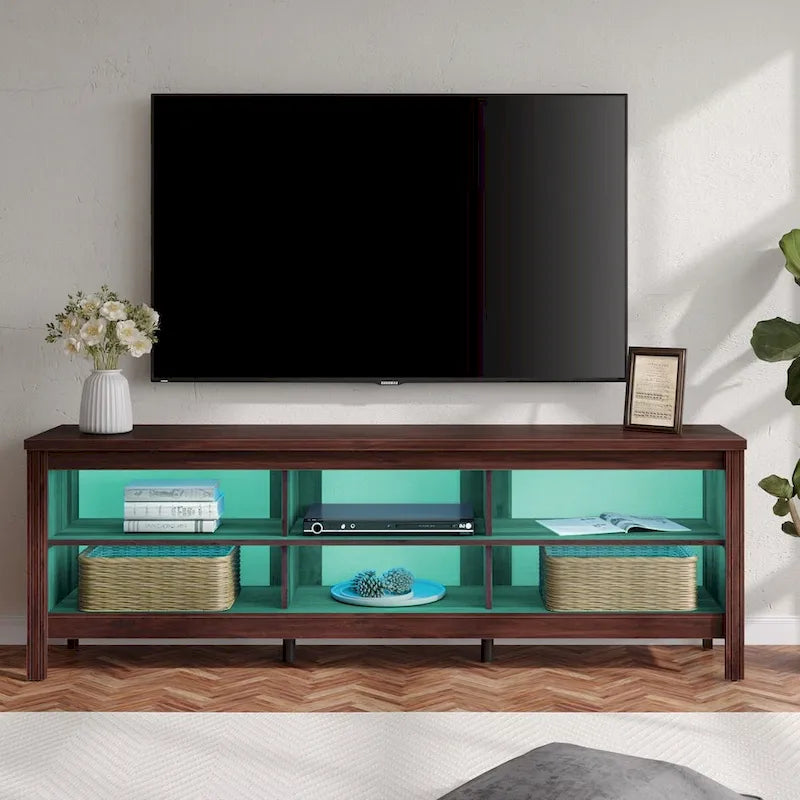 70 Zoll TV-Ständer für 75 Zoll TV, Klassisches Entertainment-Center TV-Konsole