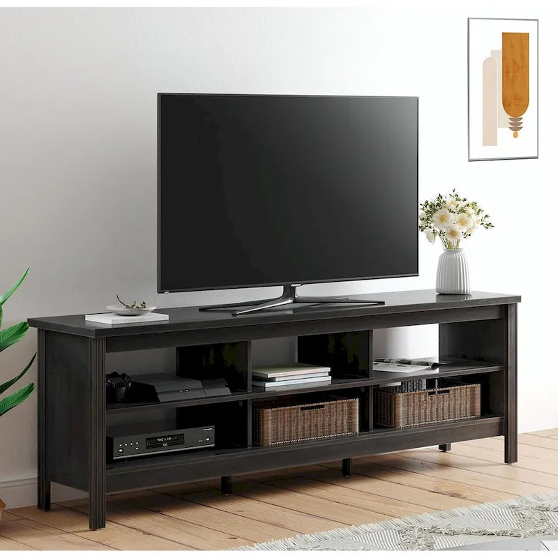 70 Zoll TV-Ständer für 75 Zoll TV, Klassisches Entertainment-Center TV-Konsole