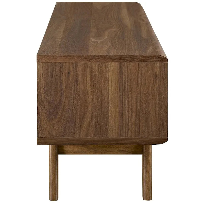 48-Zoll TV-Schrank im Mid-Century-Stil mit Schiebetür