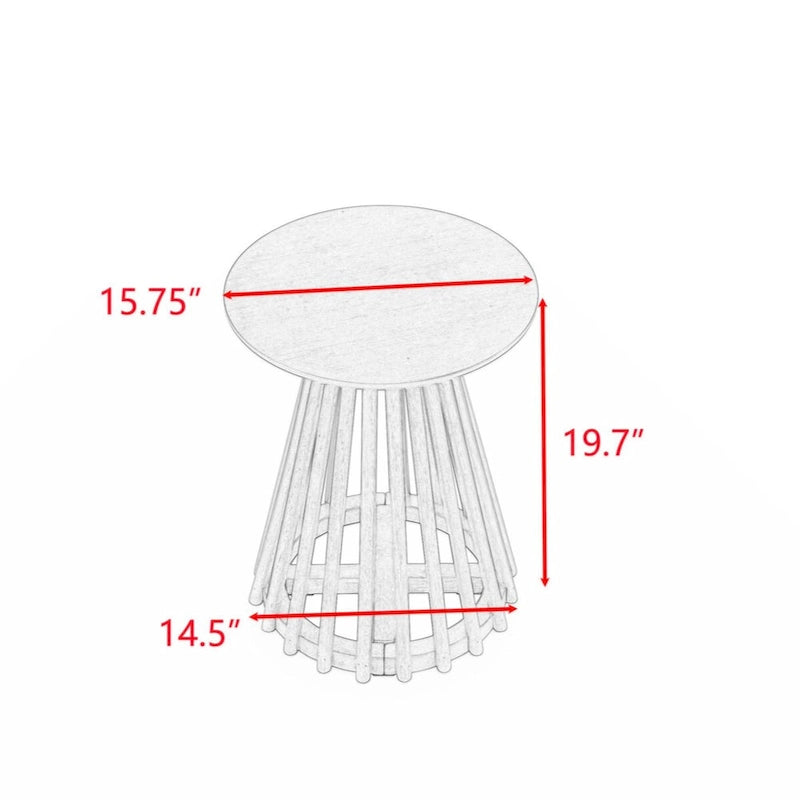 Massiver Couchtisch für das Wohnzimmer