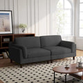 90 Übergroßes Kordsamt-Wohnzimmersofa mit Wendekissen